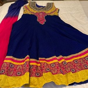 Indian embroidered dress
